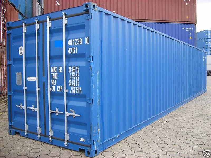 40’ Stahlbox Seecontainer NEU